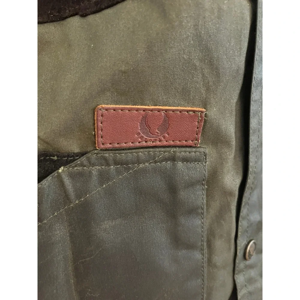 Belstaff Mens Waxed Cotton Shooting Vest